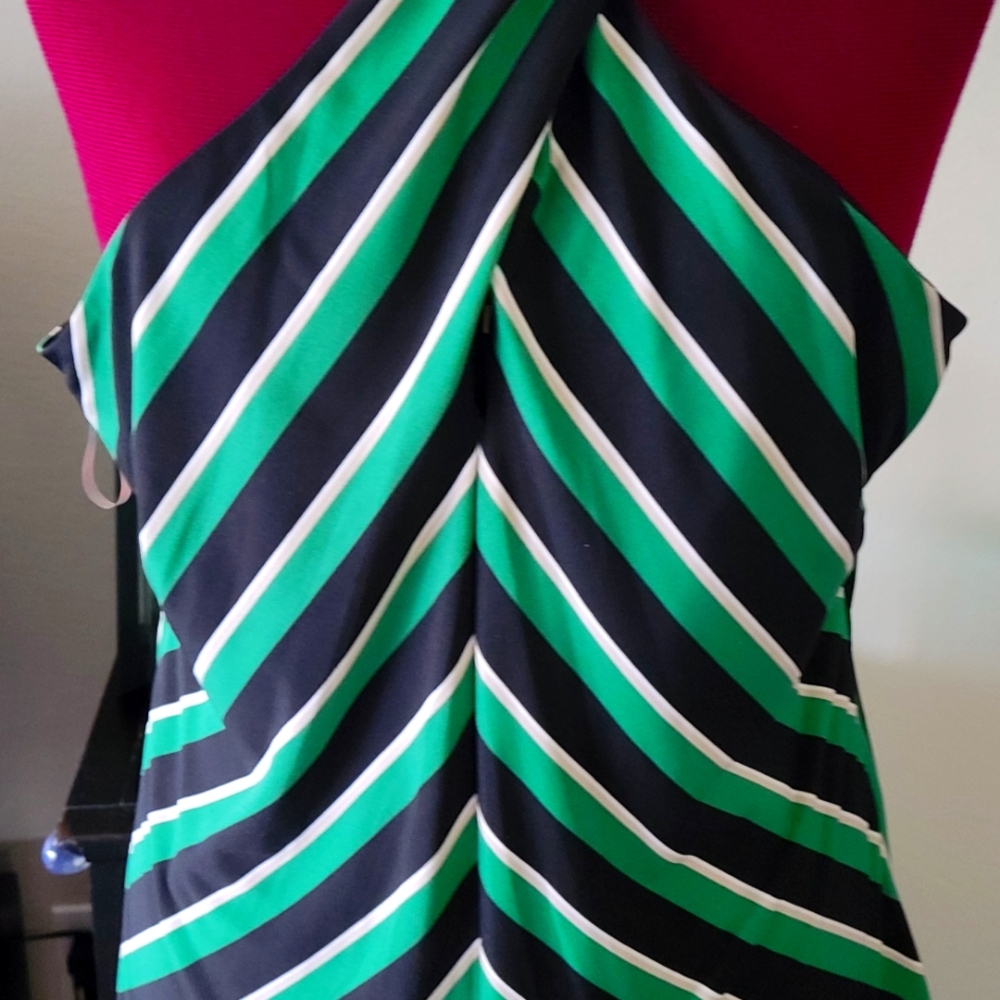 Green & white perfect for an evening out
